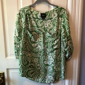 Maeve patterned blouse